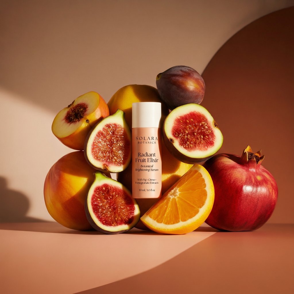 Product photography for Solar Botanics skincare brand website and social media campaigns